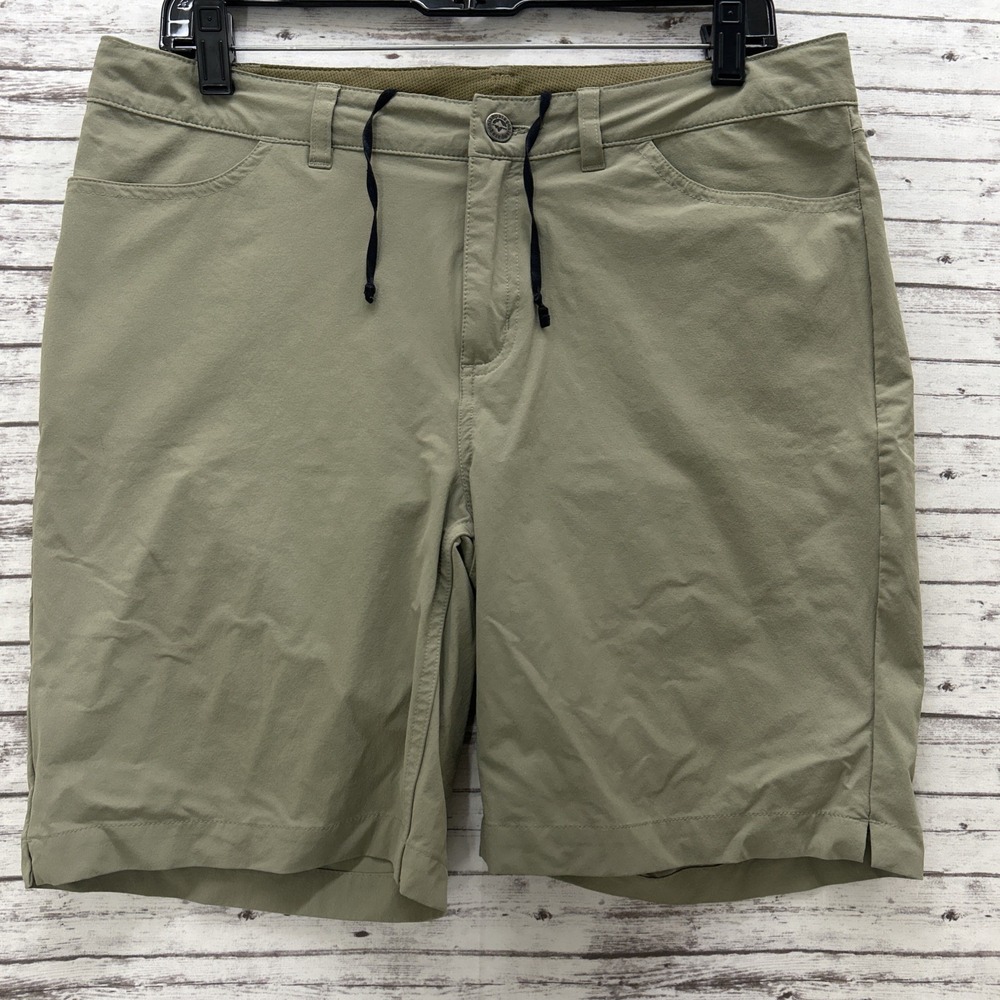 Patagonia Shorts Womens 12 Khaki SHLE Outdoor Hiking Quick Dry Stretch 58091SP19